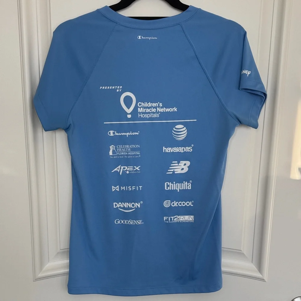 Champion Women's Blue Disney Princess 10k Tee 2017 - Picture 3 of 3